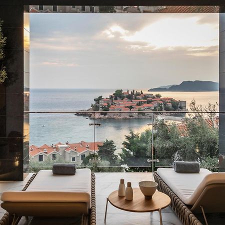 Villa Geba Boutique Hotel Sveti Stefan Bagian luar foto