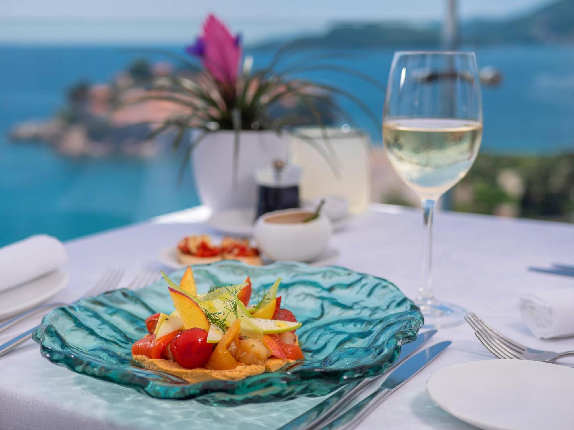 Villa Geba Boutique Hotel Sveti Stefan Bagian luar foto