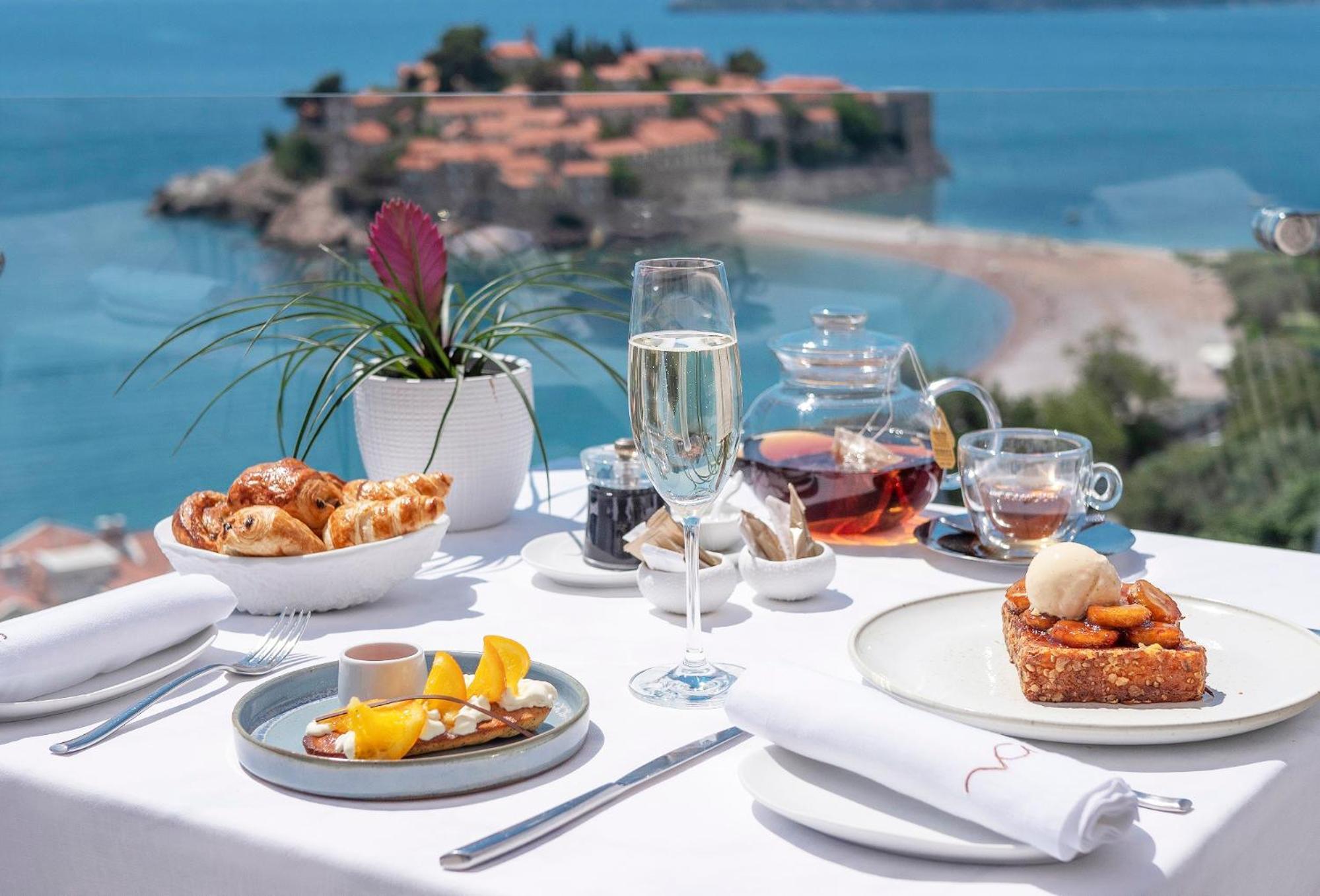 Villa Geba Boutique Hotel Sveti Stefan Bagian luar foto