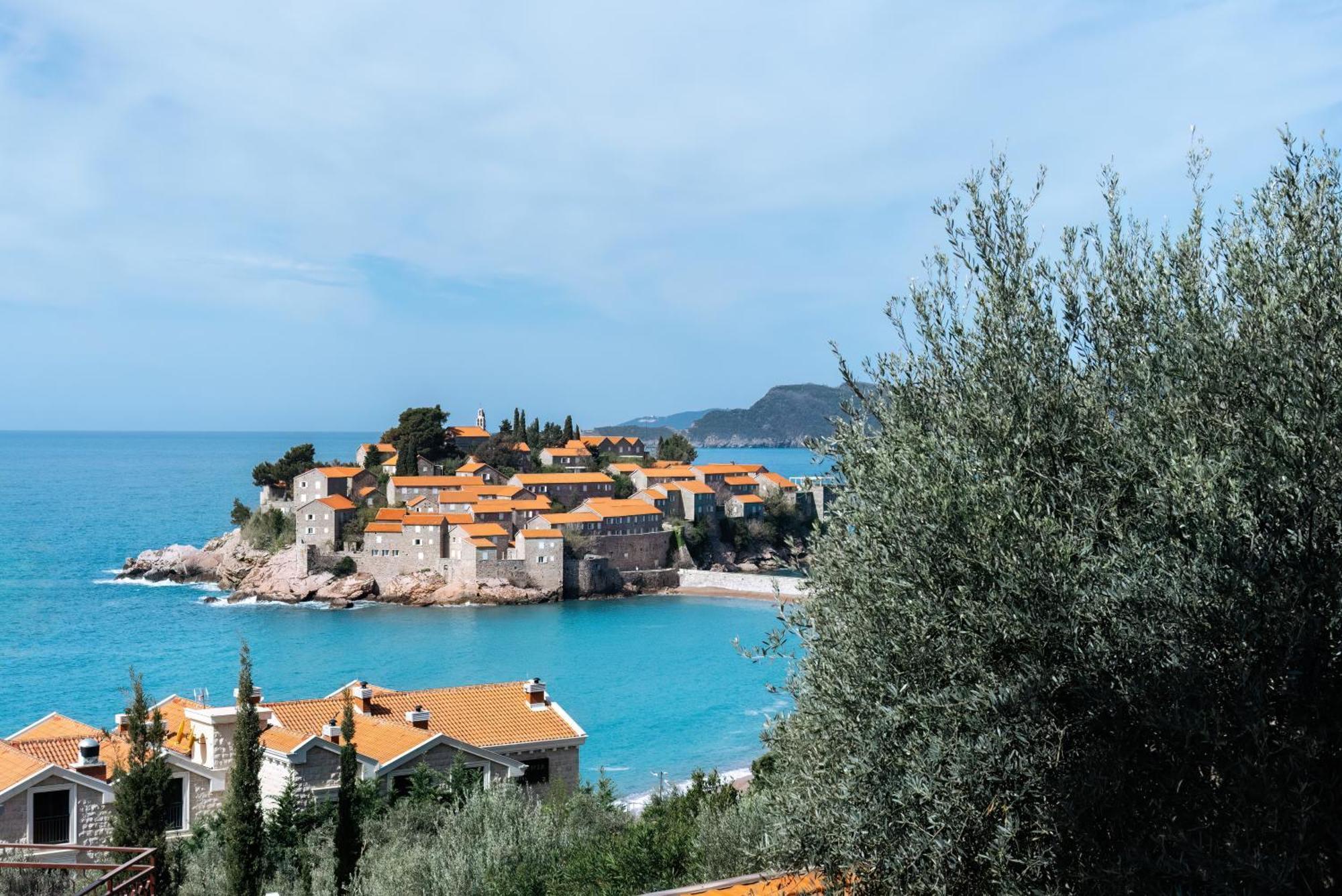 Villa Geba Boutique Hotel Sveti Stefan Ruang foto