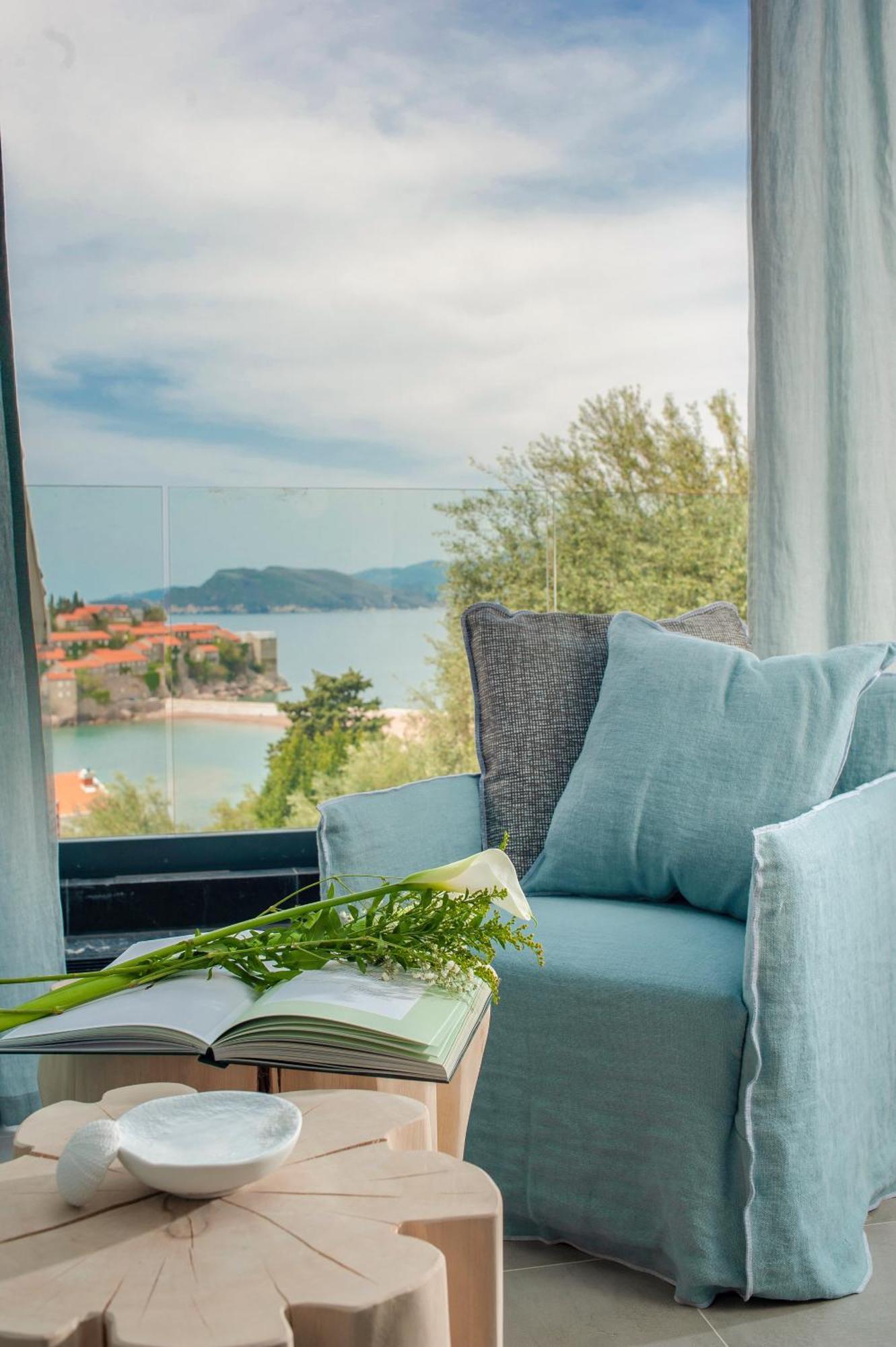 Villa Geba Boutique Hotel Sveti Stefan Ruang foto